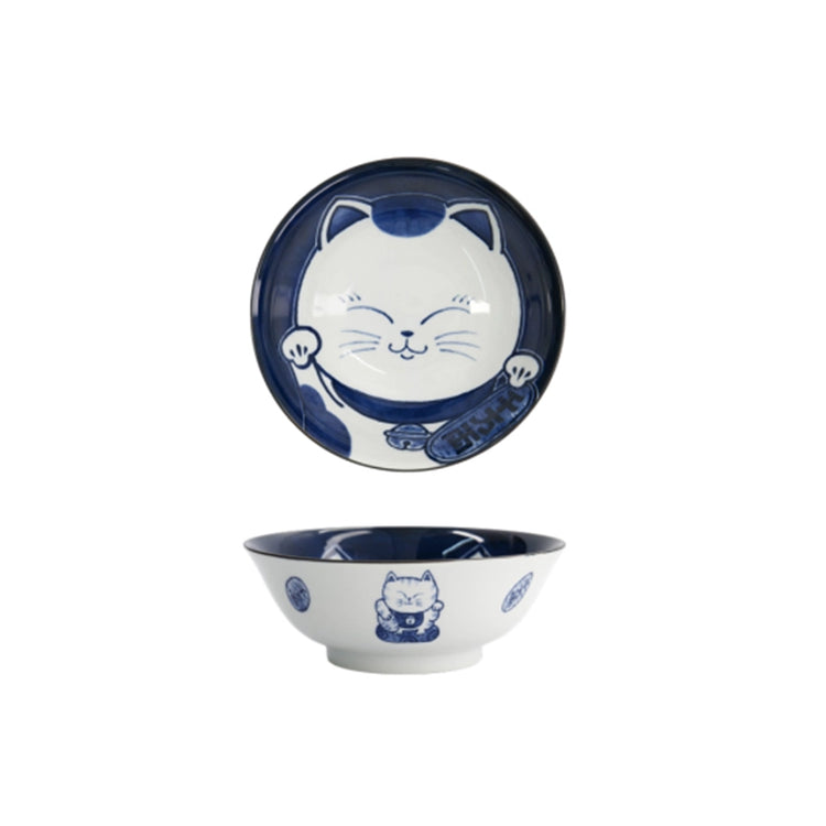 Bol à ramen en porcelaine 1L Cat Neko Tokyo Design