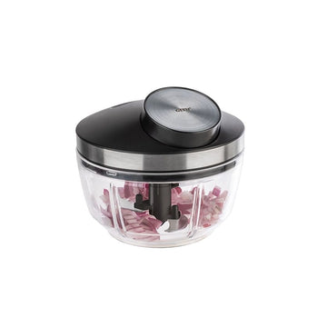 Hachoir multifonctions de 450 ml en acier inoxydable argent et noir Gefu
