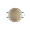 Cocotte ronde en fonte émaillée de 24 cm azur Le Creuset