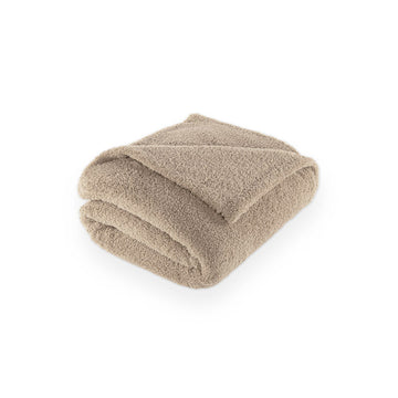 Plaid coccon 200x150 cm taupe Tiseco
