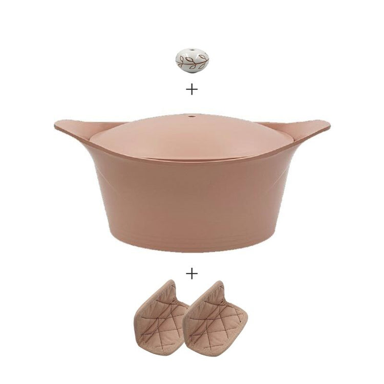 Cocotte personnalisable en métal 28 cm rose L'Incroyable Cookut