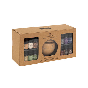 Coffret de 12 huiles parfumées et diffuseur Giro Atmosphera