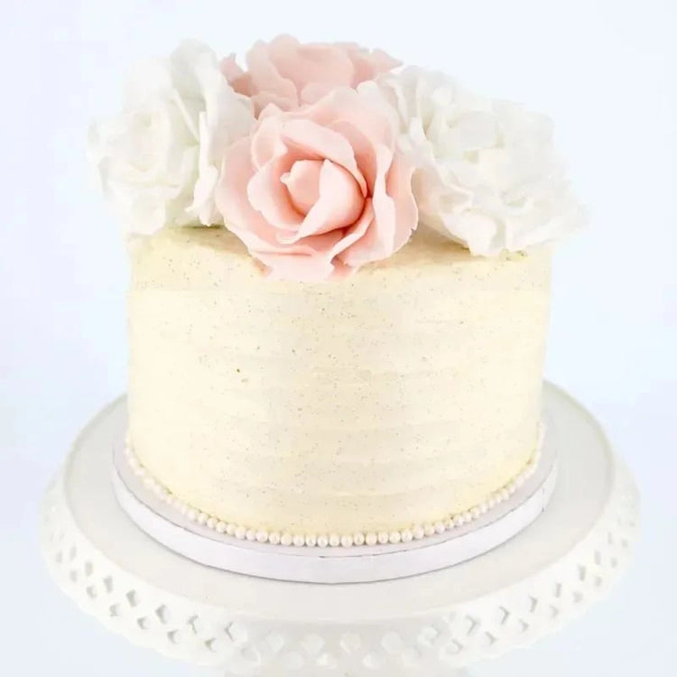 Cake Drum Rond Diamètre 20cm Blanc Patisdecor