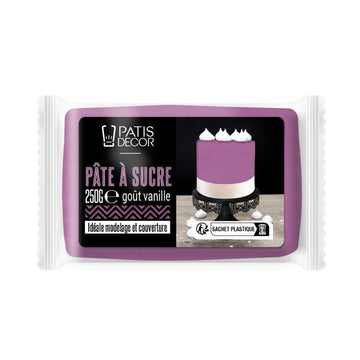Pâte à sucre violette 250g Patisdecor