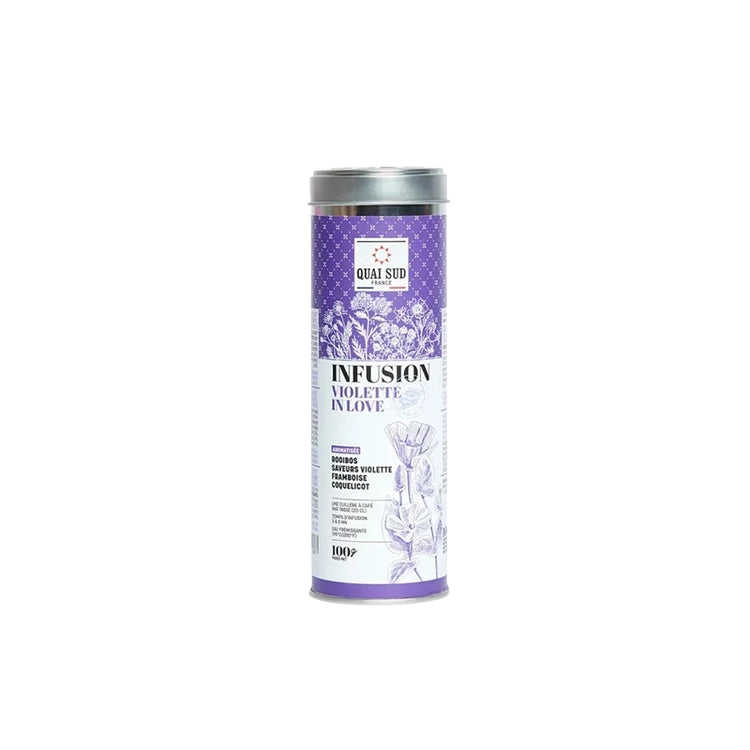 Boîte Infusion Violette In Love 100 g Quai Sud