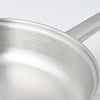 Poêle à fond lisse en inox 24cm Artame