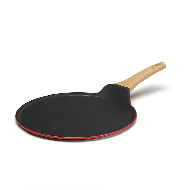 Poêle plancha crêpière 26cm rouge Cookut
