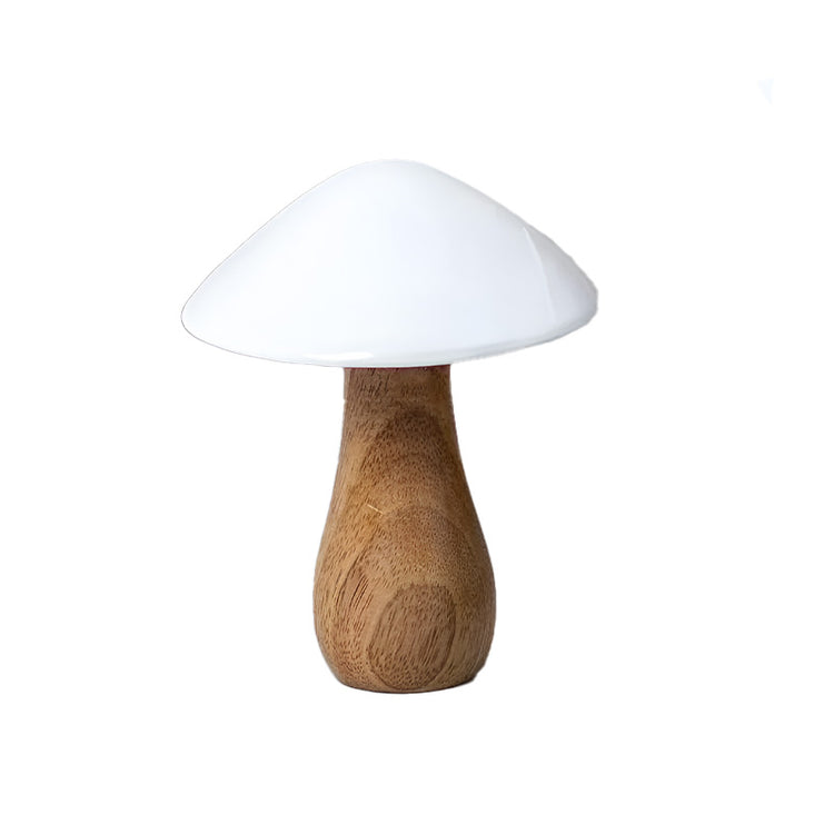Champignon en bois manguier et émail M Be Home
