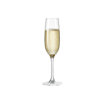 Coffret 6 flûtes à champagne Teqton 190 ml Transparent Ciao+ Leonardo
