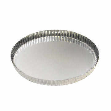 Tourtière cannelée fer blanc 24 cm Gobel