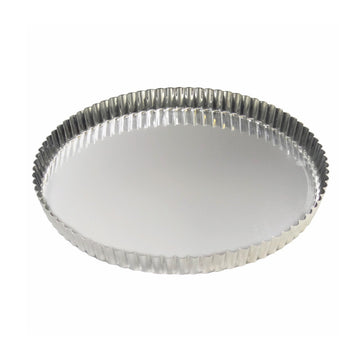 Tourtière cannelée fer blanc 32 cm Gobel
