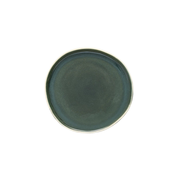 Assiette plate verte de 27cm Wonja Atmosphera