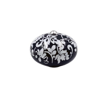 Poignée cocotte fleur graphite L'Incroyable Cookut