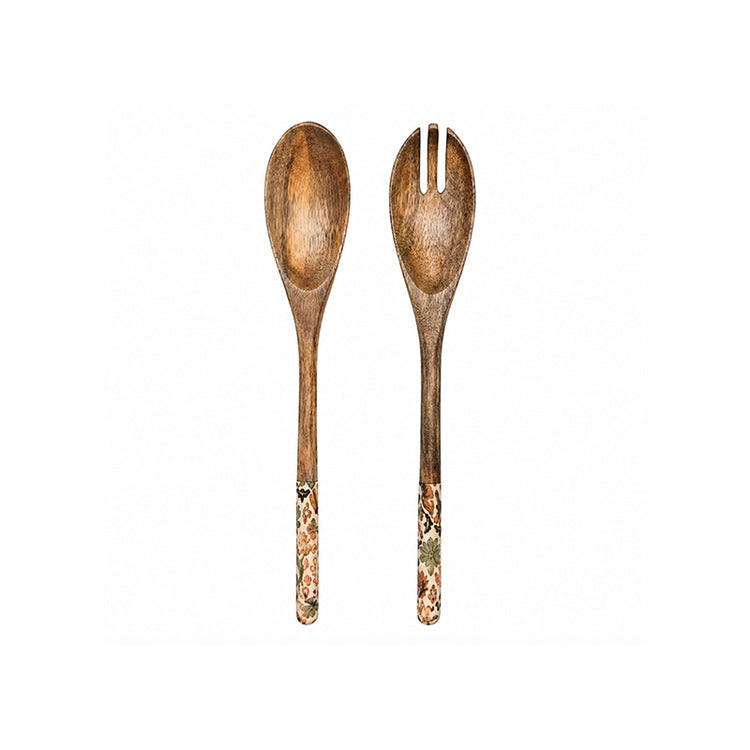 Couverts à salade en bois de manguier de 28 cm Alba Table Passion