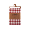 Nappe en coton rouge de 150x250cm Gingham Tiseco