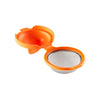 Cuit œuf poché en silicone orange Lékué
