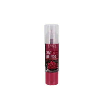 Spray Paillettes Rose Comestible 8 g Patisdecor