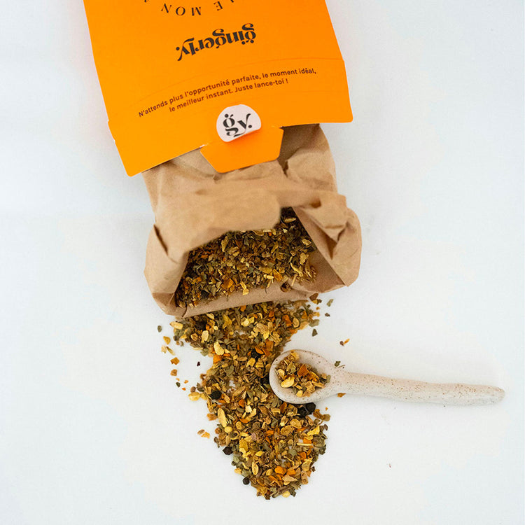 Infusion en vrac 70g Je réveille mon audace Gingerly