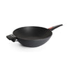 Wok antiadhésif de 34cm avec poignée amovible Diamond Lite Woll