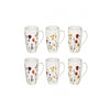 Coffret de 6 tasses en porcelaine de 23 cl Iris Table Passion