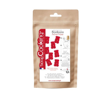 Préparation Bonbons Fraise 100g ScrapCooking