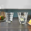 Coffret 6 verres Relief intérieur 215 ml Transparent Optic Leonardo