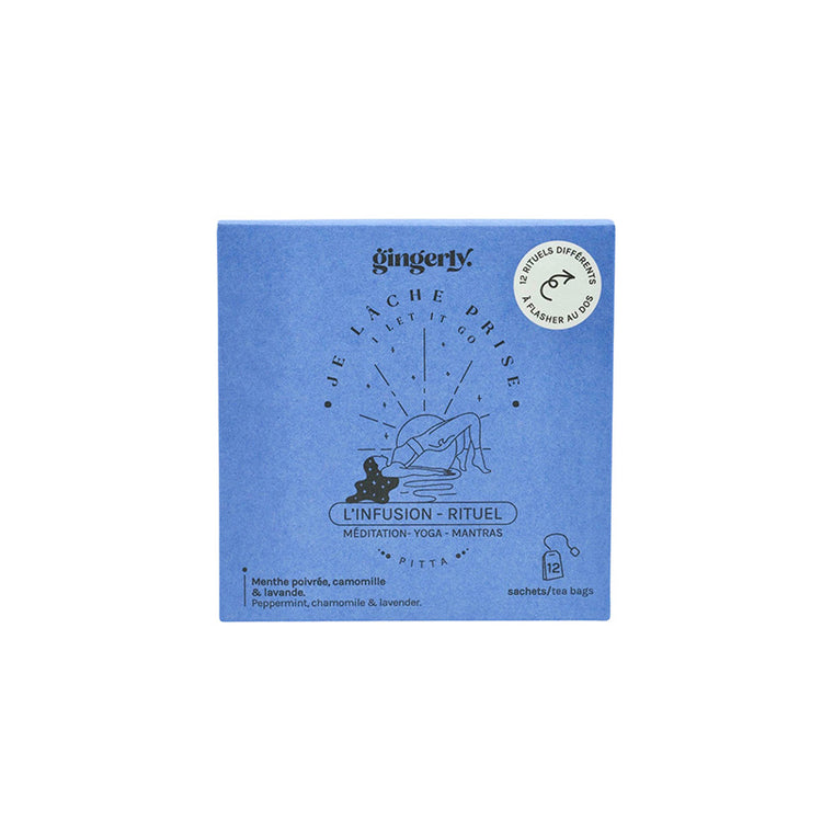 Boite de 12 sachets d'infusion Je lâche-prise Gingerly