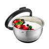 Saladier en inox de 4,5 L avec couvercle Muovo Gefu