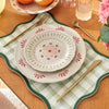 Assiette à dessert en porcelaine de 19,5 cm Fleur De Rose Atmosphera