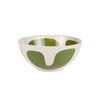 Saladier en grès de 23 cm vert Lulli Table Passion